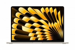 Apple MacBook Air 15.3 cala: M5 10/10, 24GB, 1TB SSD, bez zasilacza - Księżycowa poświata