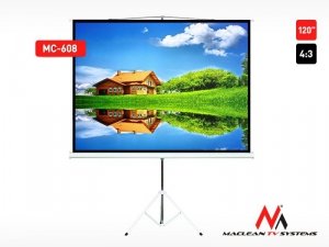 Maclean Ekran projekcyjny MC-608 na stojaku 120 4:3 240x180
