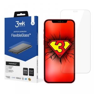 3MK Szkło Hybrydowe FlexibleGlass iPhone 12/12 Pro 6,1