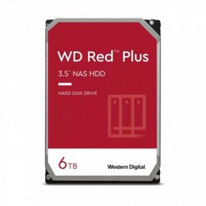 Western Digital Dysk 3,5 cala WD Red Plus 6TB CMR 256MB/5400RPM