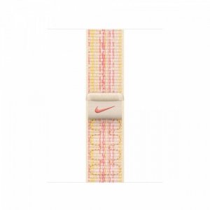 Apple Opaska sportowa Nike w kolorze księżycowej poświaty/różowym do koperty 41 mm