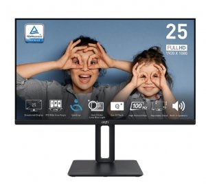 MSI Monitor PRO MP251P   24.5 cala/LED/FHD/Flat/100Hz/Czarny