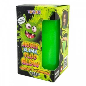 TUBAN Slime Jiggly Fluo Glow zielony 430g