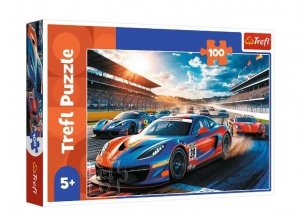 Trefl Puzzle 100 elementów Samochody szybka wyścigówka