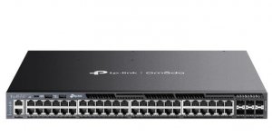 TP-LINK Przełącznik Omada 48-Port Gb Stackable Lite L3 Managed with 4 PORT: 24× Gigabit RJ45 Ports, 4× 10G SFP+ Slots, RJ45/USB Type C Console Port