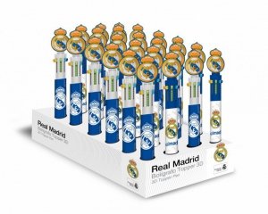 Kids Euroswan Długopis 6-kolorowy Real Madryt Display 24 sztuk