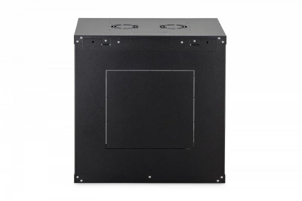 Digitus Szafa sieciowa wisząca Dynamic 19" 12U rack 607x600x450mm, drzwi szyba, czarna, niezłożona, 60kg