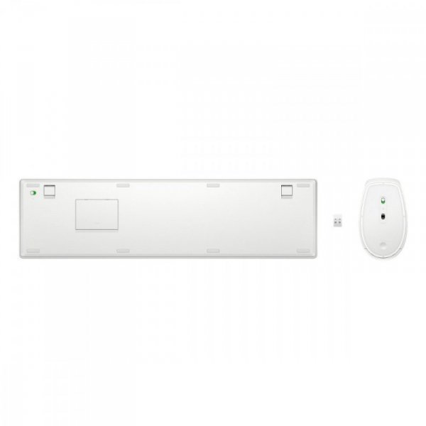 HyperX Zestaw klawiatura i mysz 650 bezprzewodowy biały 4R016AA#ABB
