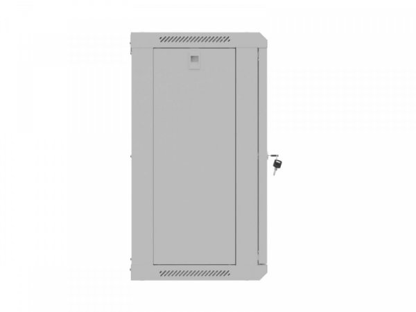 Lanberg Szafa instalacyjna rack wisząca 19 cali 12U 540x350 szara drzwi przeszklone (flat pack)