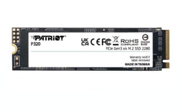 Patriot Dysk SSD 1TB P320 PCIe M.2 Gen3 x4 NVMe 3000/2200MB/s