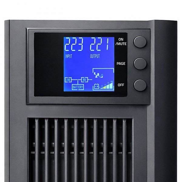 Qoltec Zasilacz awaryjny UPS Pure Sine Wave | 3kVA | 2400W | AVR | LCD |Czysty Sinus