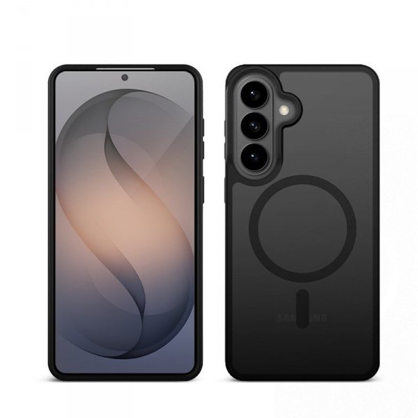 CRONG Etui Hybrid Matte Magnetic - MagSafe Samsung Galaxy S26 Czarne