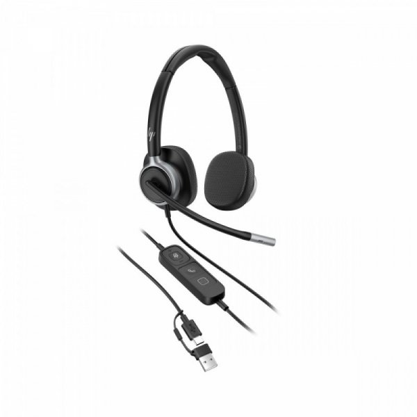 POLY Słuchawki Mission 625 Stereo Leatherette  C01C6AA#AC3