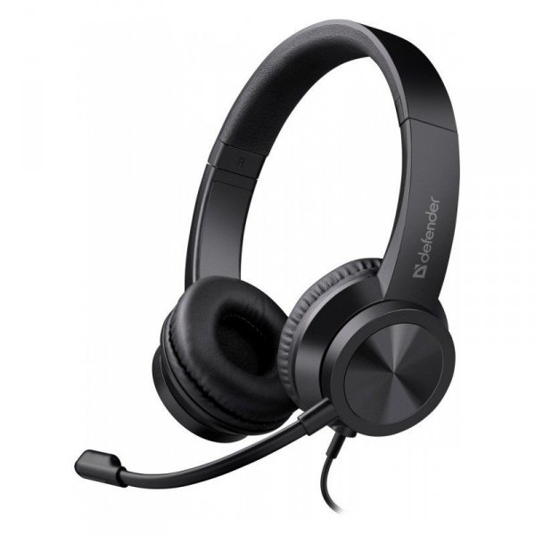 Defender Słuchawki nauszne z mikrofonem TUNE 150 czarne