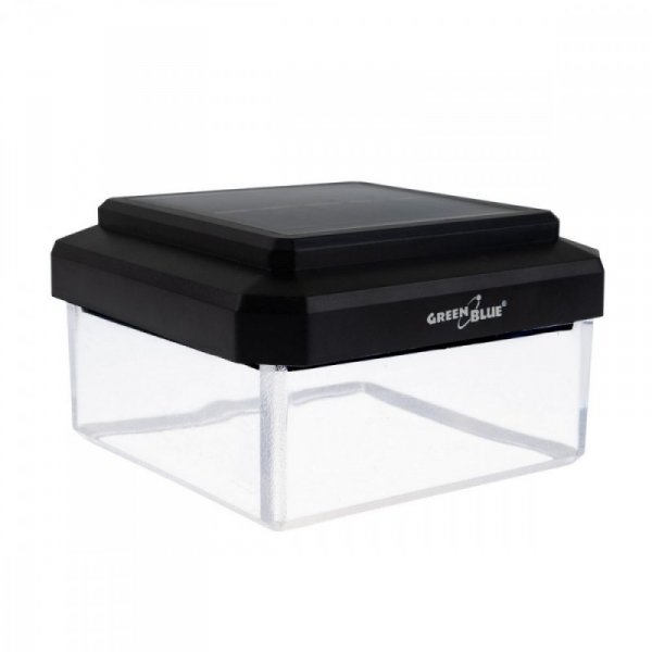 GreenBlue Lampa solarna LED na słupek GB128 WW 100x100 mm 3200K