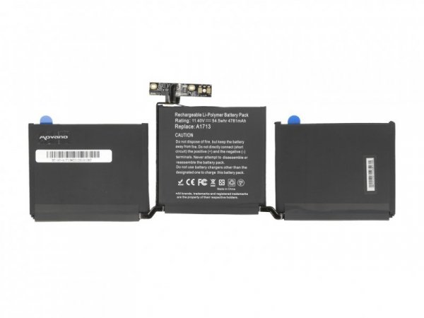 Movano Bateria A1713 do Apple MacBook Pro 13 A1708 - 4781 mAh (54.5 Wh)