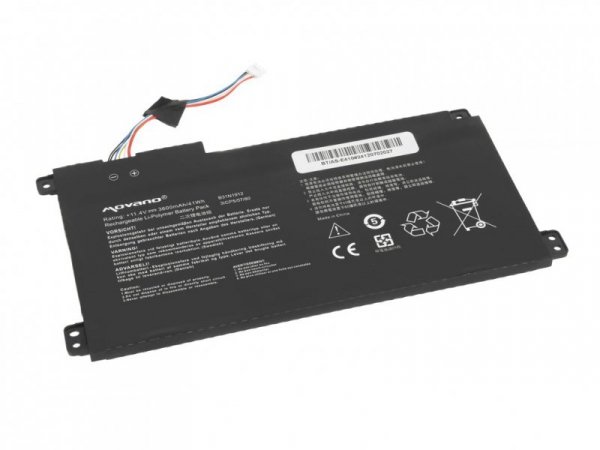 Movano Bateria B31N1912 C31N1912 do Asus E410MA L410MA - 3600 mAh (41 Wh)