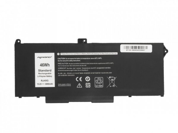 Movano Bateria RJ40G Dell Latitude 5520 5420 Precision 3560 - 3000 mAh (46 Wh)