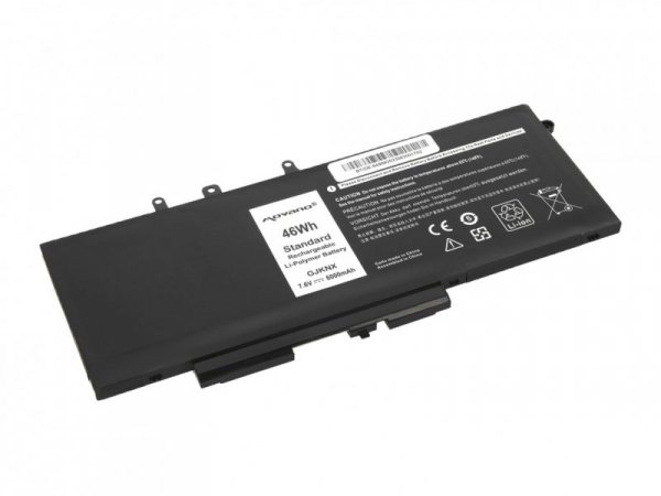 Movano Bateria GJKNX do Dell Latitude 5280 5480 5490 5590- 6000 mAh (46 Wh)