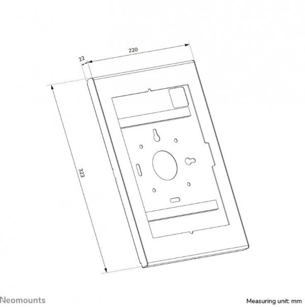 Neomounts Obudowa tabletu WL15-601BL1