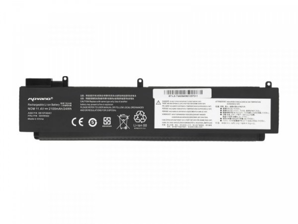 Movano Bateria L17L3P71 01AV478 do Lenovo Thinkpad T480s - 4650 mAh (54 Wh)
