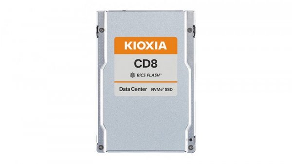 Kioxia Dysk SSD CD8-R 1920GB U.2 NVMe Gen.4 1x4 DWPD 1 3D TLC BiCS Flash Data Center NVMe non-SED SIE PLP