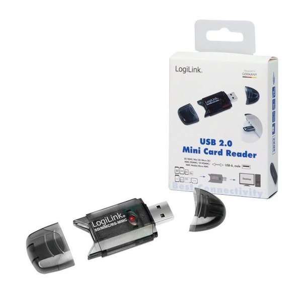 LogiLink Czytnik kart pamięci USB 2.0, SD/MMC, CR0007