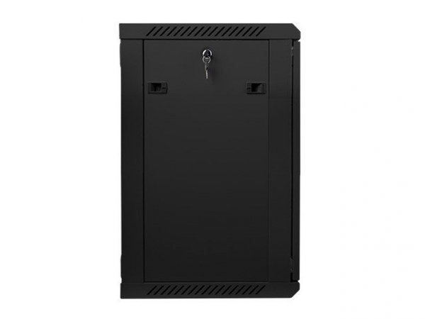 Lanberg Szafa instalacyjna wisząca 19&#039;&#039; 15U 600X450mm czarna (drzwi      szklane)