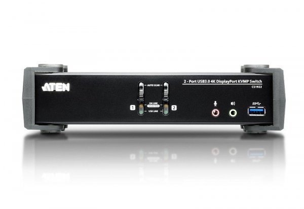 ATEN Przełącznik KVMP USB 3.0 4K DisplayPort CS1922