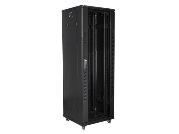 Lanberg Szafa stojąca Rack 19 37U 600x600mm czarna