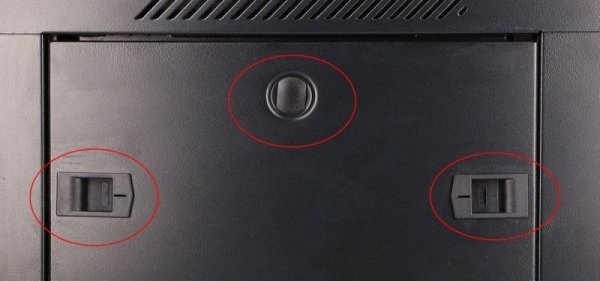 Extralink Szafka wisząca rack 4U 600x600 czarna szklane drzwi