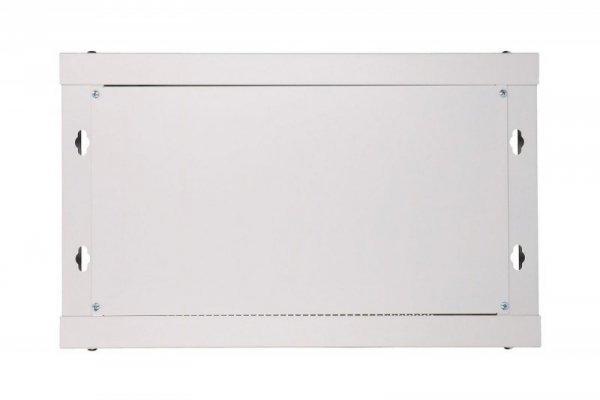 Extralink Szafka wisząca rack 6U 600x450 szara szklane drzwi