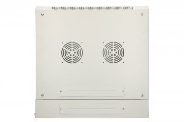 Extralink Szafka wisząca rack 9U 600x600 szara dwusekcyjna