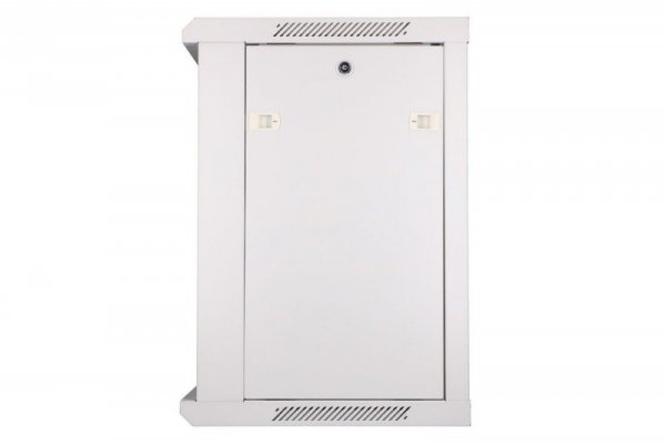 Extralink Szafka wisząca rack 12U 600x600 szara szklane drzwi