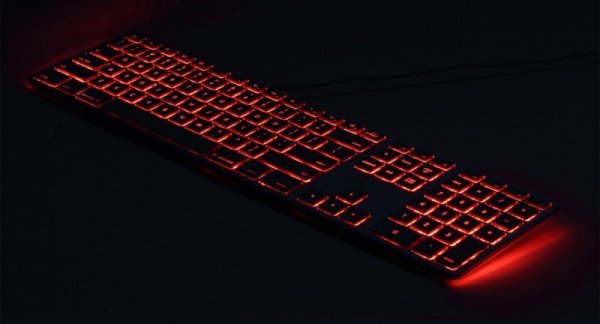 Matias Klawiatura aluminiowa Mac podświetlana RGB szara