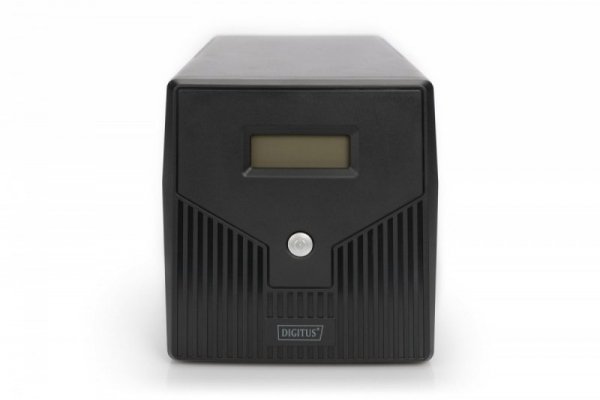 Digitus Zasilacz awaryjny UPS Line-Ineractive LCD, 2000VA/1200W, 2x12V/9Ah, AVR, 4xSCHUKO, USB, RS232, RJ45