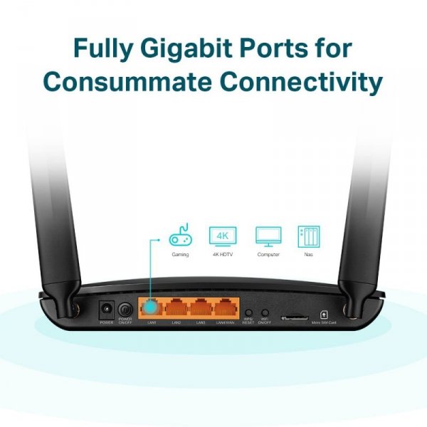 TP-LINK Router MR600 4G+ LTE cat. 6 WiFi AC1200