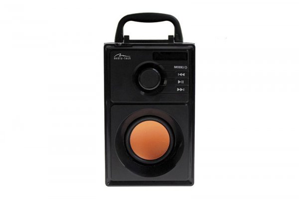 Media-Tech Głośnik BOOMBOX BT MT3145 Bluetooth 5.1+EDR/FM/MP3/MicroSD/USB/AUX/Pilot/USB-C/LED/RMS 15W/PMPO 600W