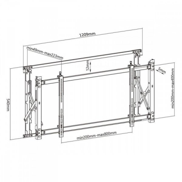 Maclean Uchwyt do TV 55-60 Digital Signage MC-846