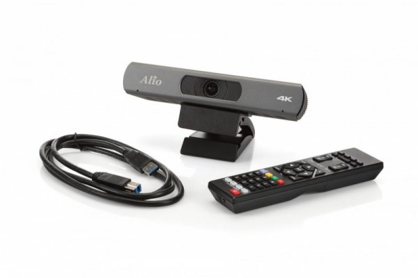 Alio 4K120  | Kamera 4K do wideokonferencji | automatyczne kadrowanie uczestników | 2 mikrofony | 8x zoom | kąt widzenia 120° |p