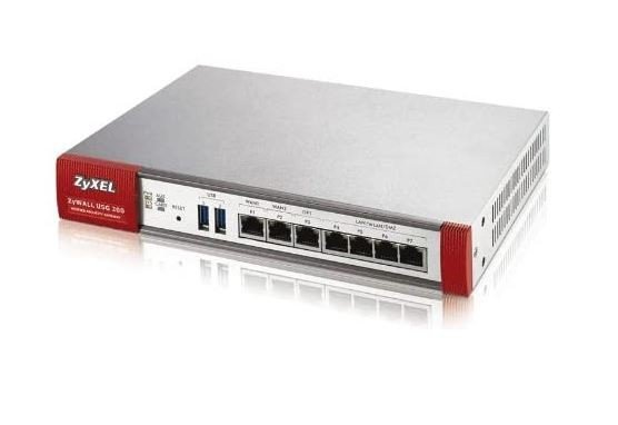 Zyxel USGFLEX200-EU0101F Flex Firewall 10/100/1000 2xWAN 4xLAN/DMZ     1xSFP 2xUSB Device Only