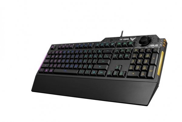 Asus Klawiatura TUF Gaiming K1 RGB lighting/USB/black