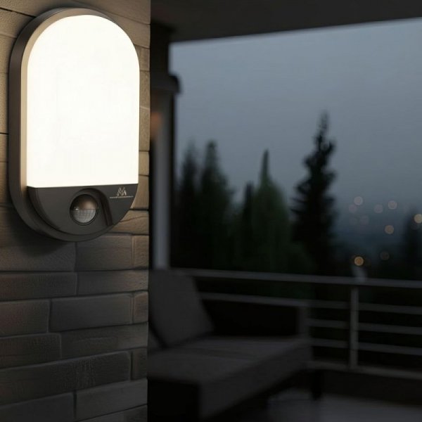 Maclean Lampa Led z czujnikiem ruchu 15W MCE340 GR