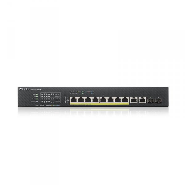 Zyxel XS1930-12HP Multi Gigabit Smar Managed PoE Switch 375W 802.3BT   2x10GbE + 2x SFP+ Uplink XS1930-12HP-ZZ0101F
