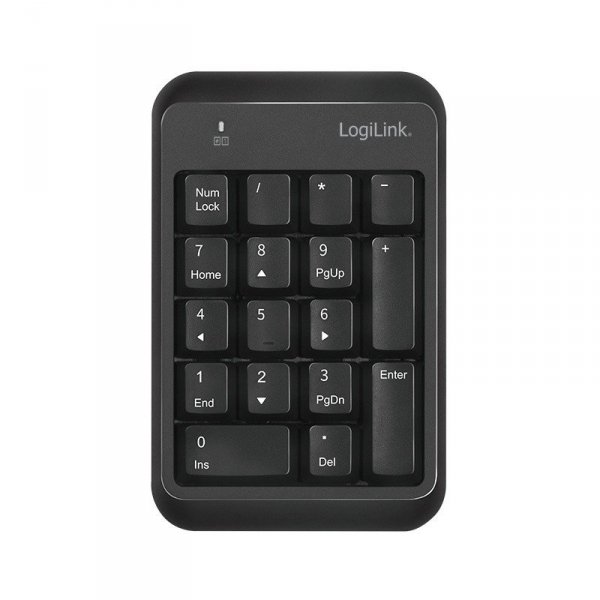 LogiLink Klawiatra numeryczna Bluetooth v5.1 czarna