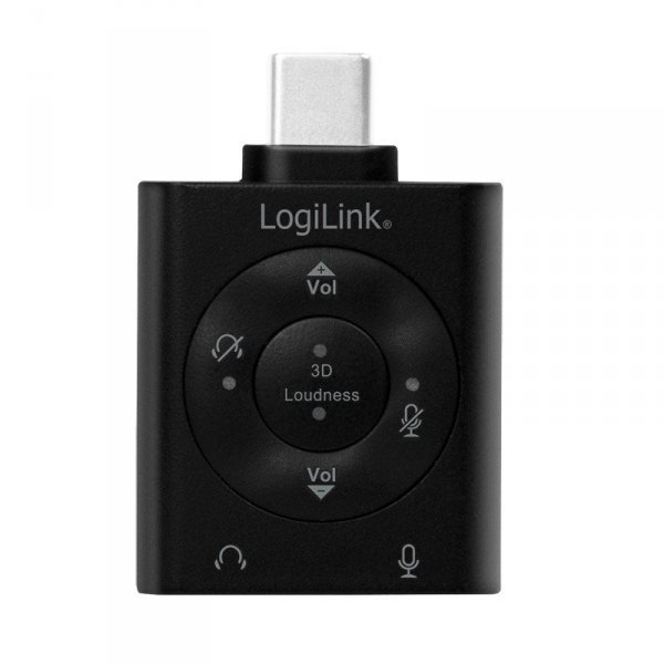 LogiLink Adapter audio USB-C/M do 2xjack 3.5mm 7.1