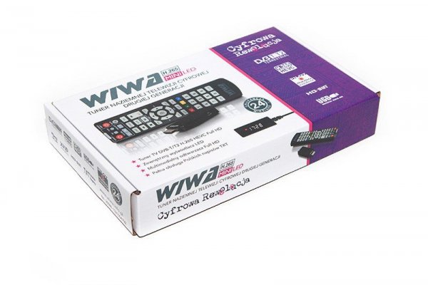 Wiwa Tuner TV H.265 MINI LED DVB-T/DVB-T2 H.265 HD