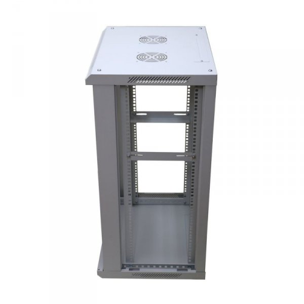 Extralink Szafa rack 15U 600x450mm szara wisząca