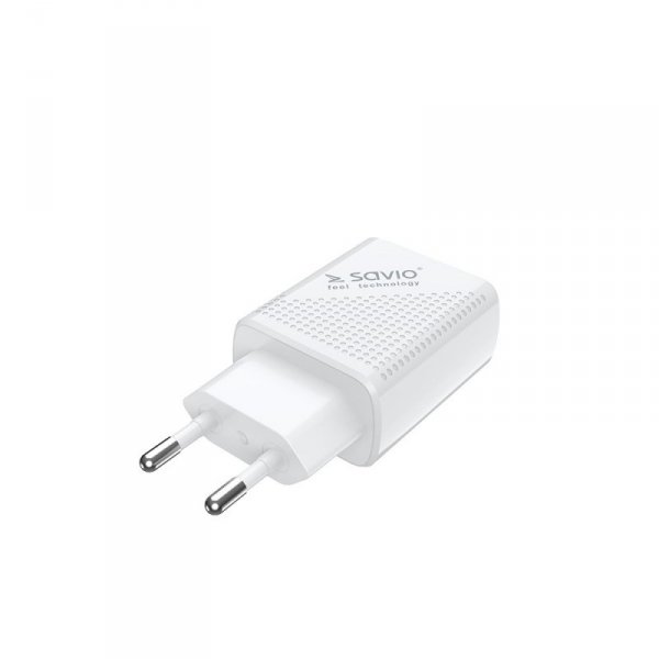 Savio Ładowarka sieciowa USB Quick Charge Power Delivery 3.0 18W +1m kabel USB typ C, LA-05 C