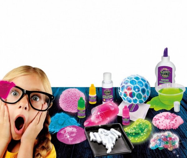 Lisciani Zestaw naukowy Crazy Science Slime w ciemności